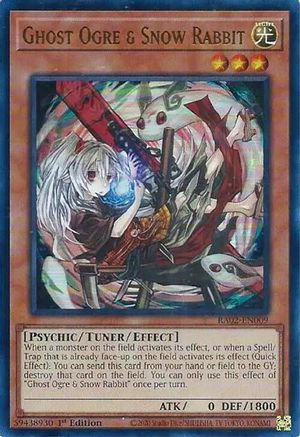 Ghost Ogre & Snow Rabbit (Alternate Art) (UR) [RA02-EN009] Ultra Rare - Trinity Hobby