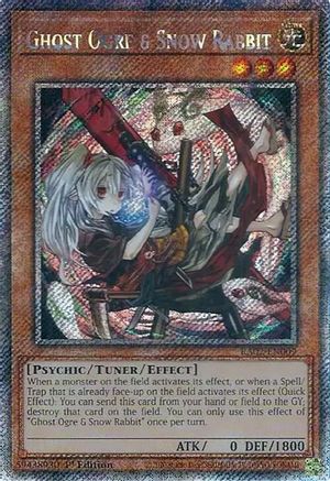 Ghost Ogre & Snow Rabbit (Alternate Art) (Platinum Secret Rare) [RA02-EN009] Platinum Secret Rare - Trinity Hobby