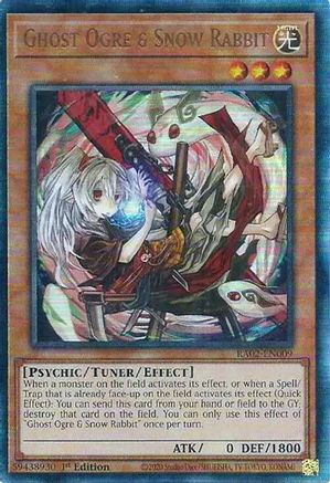 Ghost Ogre & Snow Rabbit (Alternate Art) (PUR) [RA02-EN009] Prismatic Ultimate Rare - Trinity Hobby