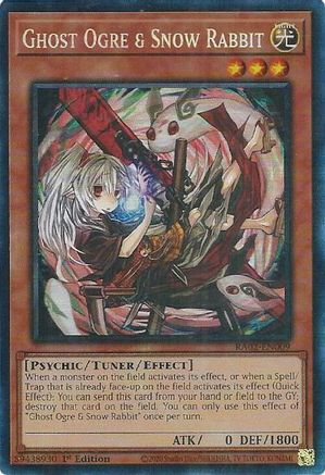 Ghost Ogre & Snow Rabbit (Alternate Art) (PCR) [RA02-EN009] Prismatic Collector's Rare - Trinity Hobby