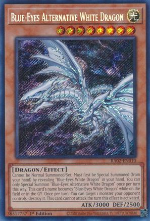Blue-Eyes Alternative White Dragon (Secret Rare) [RA02-EN010] Secret Rare - Trinity Hobby