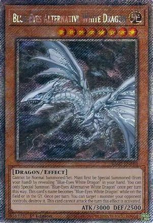 Blue-Eyes Alternative White Dragon (Platinum Secret Rare) [RA02-EN010] Platinum Secret Rare - Trinity Hobby