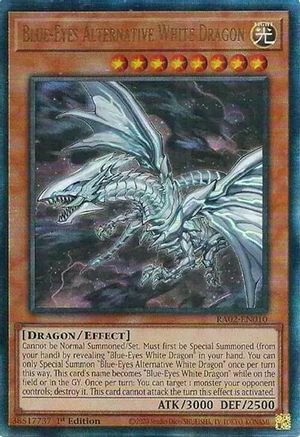 Blue-Eyes Alternative White Dragon (PUR) [RA02-EN010] Prismatic Ultimate Rare - Trinity Hobby
