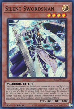 Silent Swordsman [RA02-EN011] Super Rare - Trinity Hobby