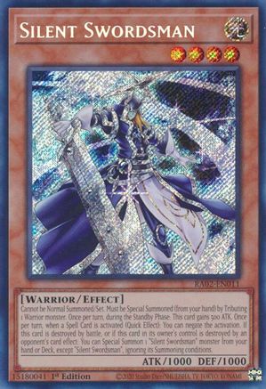 Silent Swordsman (Secret Rare) [RA02-EN011] Secret Rare - Trinity Hobby