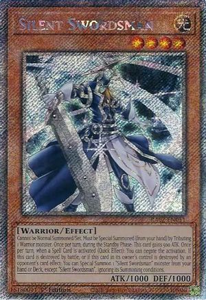 Silent Swordsman (Platinum Secret Rare) [RA02-EN011] Platinum Secret Rare - Trinity Hobby