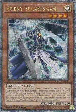 Silent Swordsman (Quarter Century Secret Rare) [RA02-EN011] Quarter Century Secret Rare - Trinity Hobby