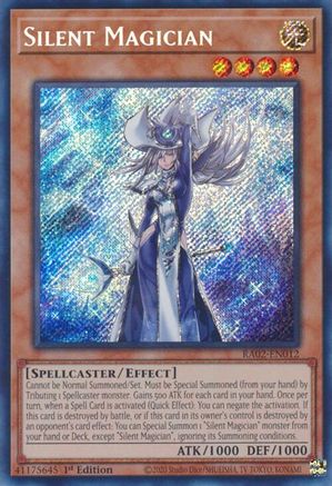 Silent Magician (Secret Rare) [RA02-EN012] Secret Rare - Trinity Hobby