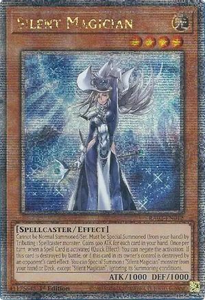 Silent Magician (Quarter Century Secret Rare) [RA02-EN012] Quarter Century Secret Rare - Trinity Hobby