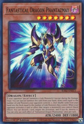 Fantastical Dragon Phantazmay (Alternate Art) [RA02-EN013] Super Rare - Trinity Hobby