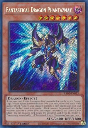 Fantastical Dragon Phantazmay (Alternate Art) (Secret Rare) [RA02-EN013] Secret Rare - Trinity Hobby