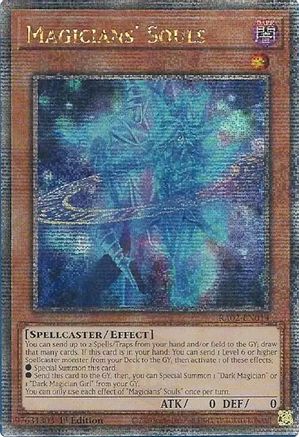 Magicians' Souls (Quarter Century Secret Rare) [RA02-EN014] Quarter Century Secret Rare - Trinity Hobby