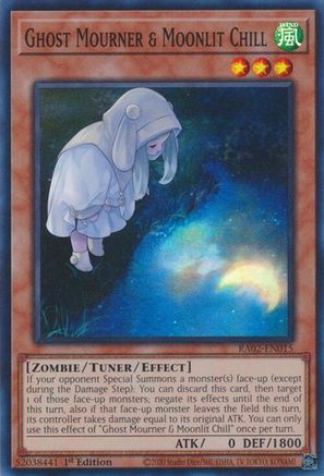 Ghost Mourner & Moonlit Chill (Alternate Art) [RA02-EN015] Super Rare - Trinity Hobby