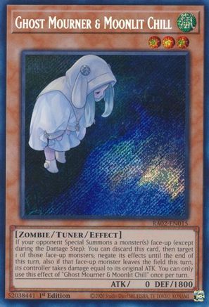 Ghost Mourner & Moonlit Chill (Alternate Art) (Secret Rare) [RA02-EN015] Secret Rare - Trinity Hobby