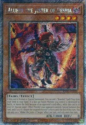 Aluber the Jester of Despia (Platinum Secret Rare) [RA02-EN016] Platinum Secret Rare - Trinity Hobby