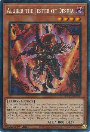 Aluber the Jester of Despia (PCR) [RA02-EN016] Prismatic Collector's Rare - Trinity Hobby