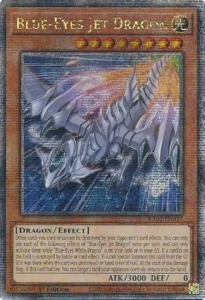 Blue-Eyes Jet Dragon (Quarter Century Secret Rare) [RA02-EN017] Quarter Century Secret Rare - Trinity Hobby