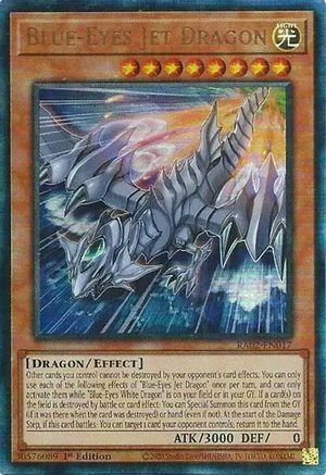 Blue-Eyes Jet Dragon (PUR) [RA02-EN017] Prismatic Ultimate Rare - Trinity Hobby