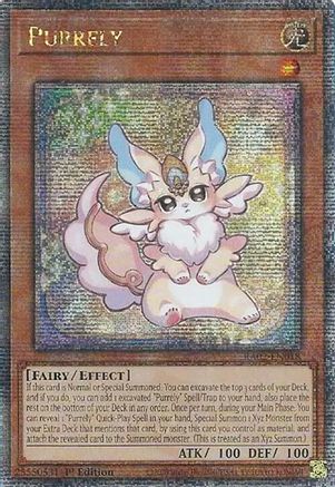 Purrely (Quarter Century Secret Rare) [RA02-EN018] Quarter Century Secret Rare - Trinity Hobby