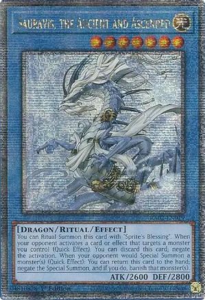 Sauravis, the Ancient and Ascended (Quarter Century Secret Rare) [RA02-EN019] Quarter Century Secret Rare - Trinity Hobby