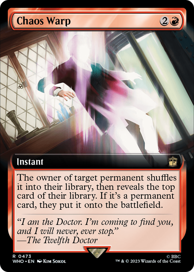 Chaos Warp (Extended Art) [Doctor Who] - Trinity Hobby