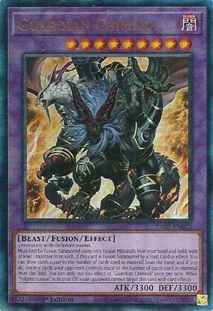 Guardian Chimera (PUR) [RA02-EN023] Prismatic Ultimate Rare - Trinity Hobby