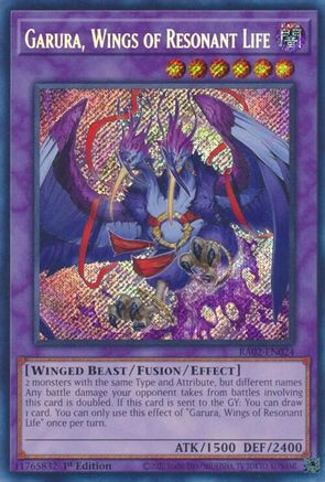 Garura, Wings of Resonant Life (Secret Rare) [RA02-EN024] Secret Rare - Trinity Hobby