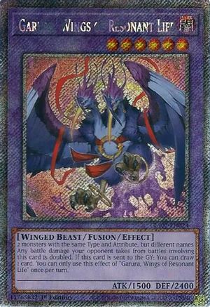 Garura, Wings of Resonant Life (Platinum Secret Rare) [RA02-EN024] Platinum Secret Rare - Trinity Hobby