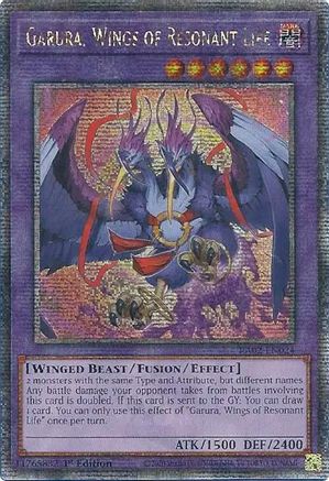 Garura, Wings of Resonant Life (Quarter Century Secret Rare) [RA02-EN024] Quarter Century Secret Rare - Trinity Hobby