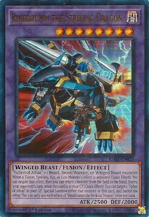 Rindbrumm the Striking Dragon (UR) [RA02-EN025] Ultra Rare - Trinity Hobby