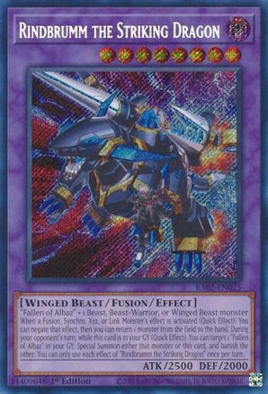 Rindbrumm the Striking Dragon (Secret Rare) [RA02-EN025] Secret Rare - Trinity Hobby