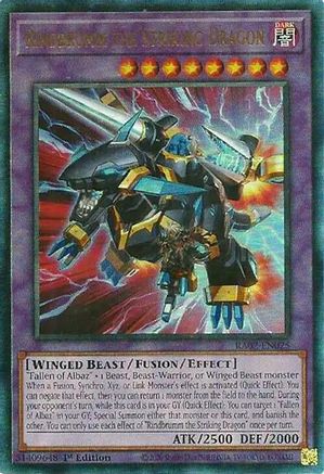 Rindbrumm the Striking Dragon (PUR) [RA02-EN025] Prismatic Ultimate Rare - Trinity Hobby