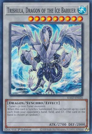 Trishula, Dragon of the Ice Barrier [RA02-EN026] Super Rare - Trinity Hobby