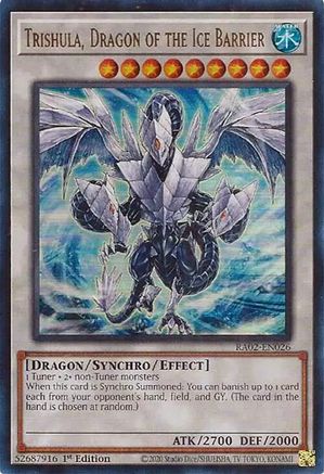 Trishula, Dragon of the Ice Barrier (UR) [RA02-EN026] Ultra Rare - Trinity Hobby