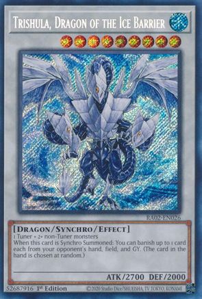 Trishula, Dragon of the Ice Barrier (Secret Rare) [RA02-EN026] Secret Rare - Trinity Hobby
