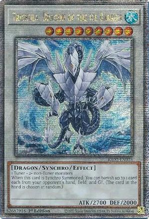 Trishula, Dragon of the Ice Barrier (Quarter Century Secret Rare) [RA02-EN026] Quarter Century Secret Rare - Trinity Hobby