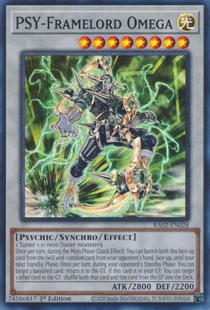 PSY-Framelord Omega [RA02-EN028] Super Rare - Trinity Hobby