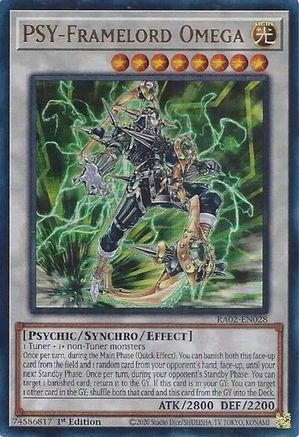 PSY-Framelord Omega (UR) [RA02-EN028] Ultra Rare - Trinity Hobby
