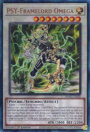 PSY-Framelord Omega (PUR) [RA02-EN028] Prismatic Ultimate Rare - Trinity Hobby