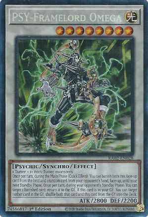 PSY-Framelord Omega (PCR) [RA02-EN028] Prismatic Collector's Rare - Trinity Hobby