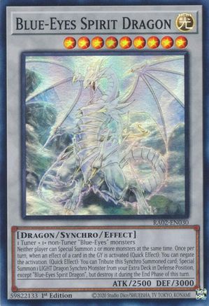 Blue-Eyes Spirit Dragon [RA02-EN030] Super Rare - Trinity Hobby