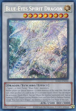 Blue-Eyes Spirit Dragon (Secret Rare) [RA02-EN030] Secret Rare - Trinity Hobby