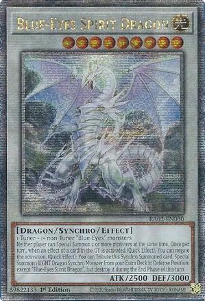 Blue-Eyes Spirit Dragon (Quarter Century Secret Rare) [RA02-EN030] Quarter Century Secret Rare - Trinity Hobby
