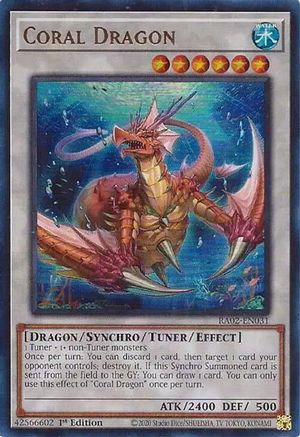 Coral Dragon (UR) [RA02-EN031] Ultra Rare - Trinity Hobby