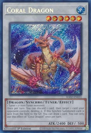 Coral Dragon (Secret Rare) [RA02-EN031] Secret Rare - Trinity Hobby
