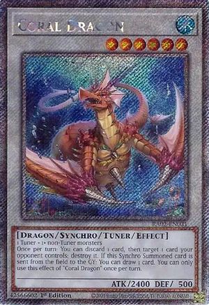 Coral Dragon (Platinum Secret Rare) [RA02-EN031] Platinum Secret Rare - Trinity Hobby