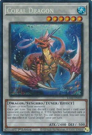Coral Dragon (PCR) [RA02-EN031] Prismatic Collector's Rare - Trinity Hobby