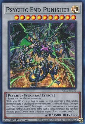 Psychic End Punisher [RA02-EN032] Super Rare - Trinity Hobby