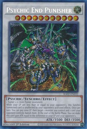 Psychic End Punisher (Secret Rare) [RA02-EN032] Secret Rare - Trinity Hobby