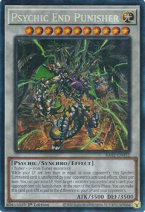 Psychic End Punisher (PCR) [RA02-EN032] Prismatic Collector's Rare - Trinity Hobby